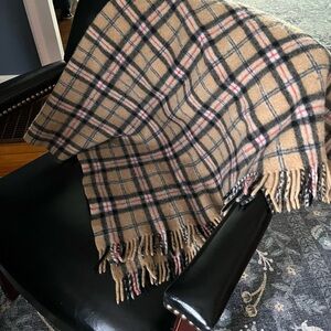 John Hanly Plaid Irish lambswool lap blanket